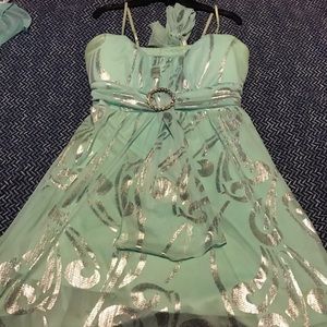 Turquoise dress